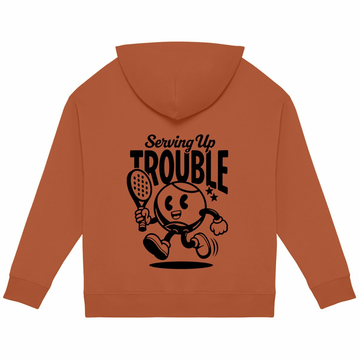 XX1 - Troublesome hoodie - back_orange