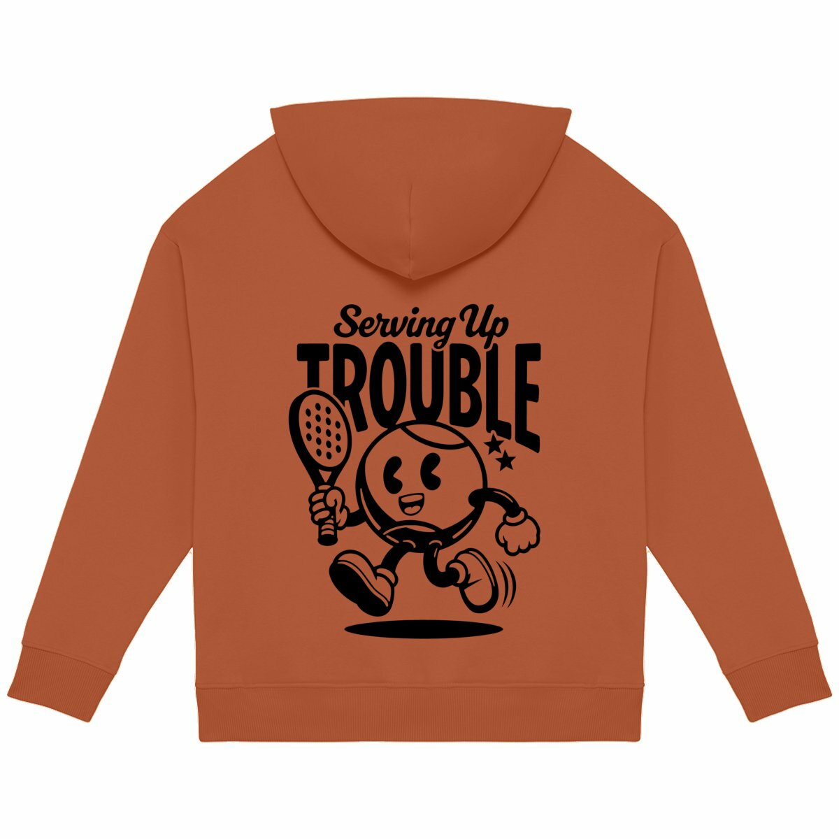 XX1 - Troublesome hoodie - back_orange