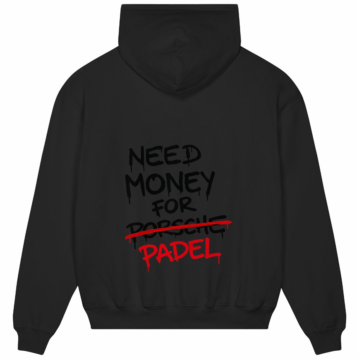 XX1 - Money needs hoodie - back_schwarz