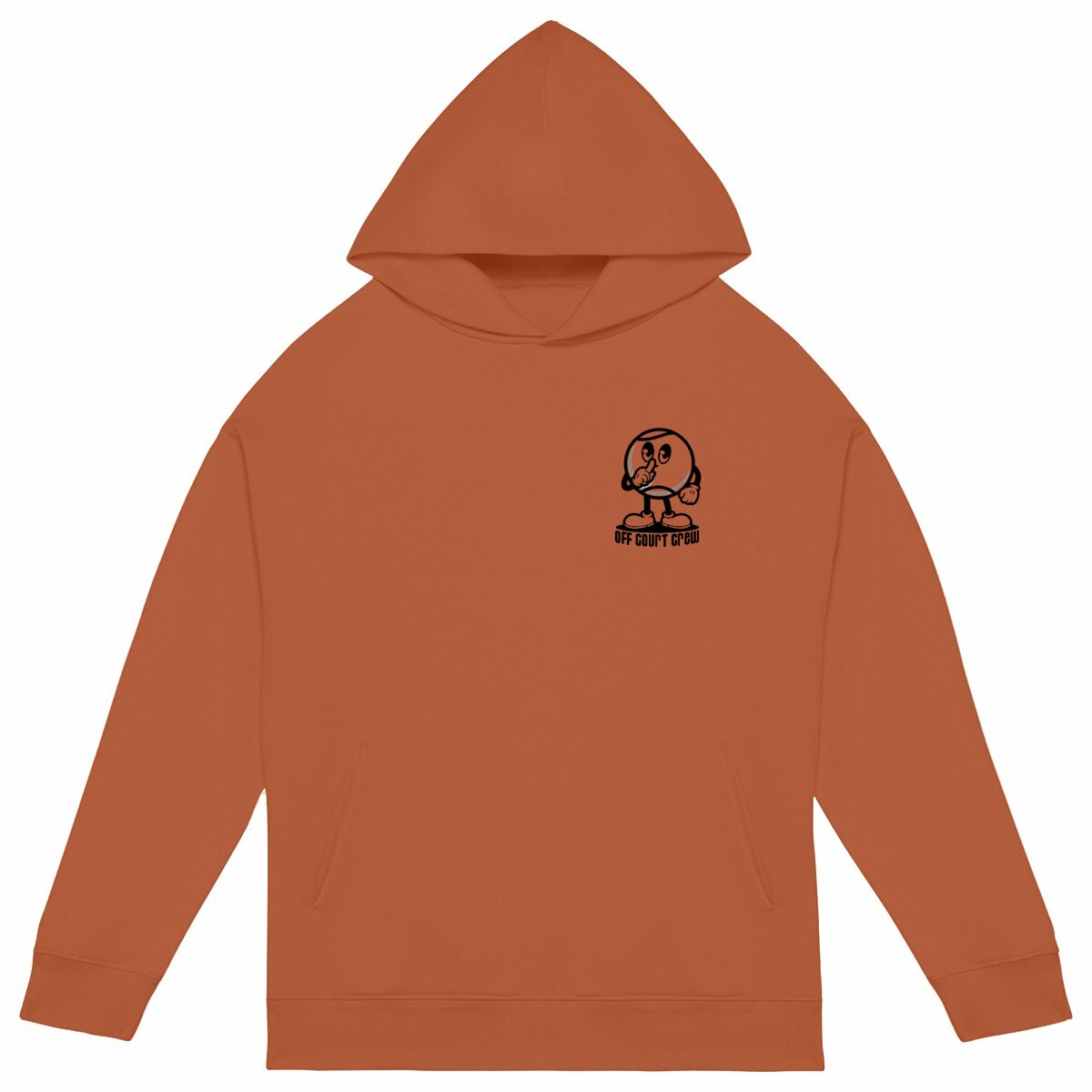XX1 - beak perfomance hoodie - vorderseite_orange