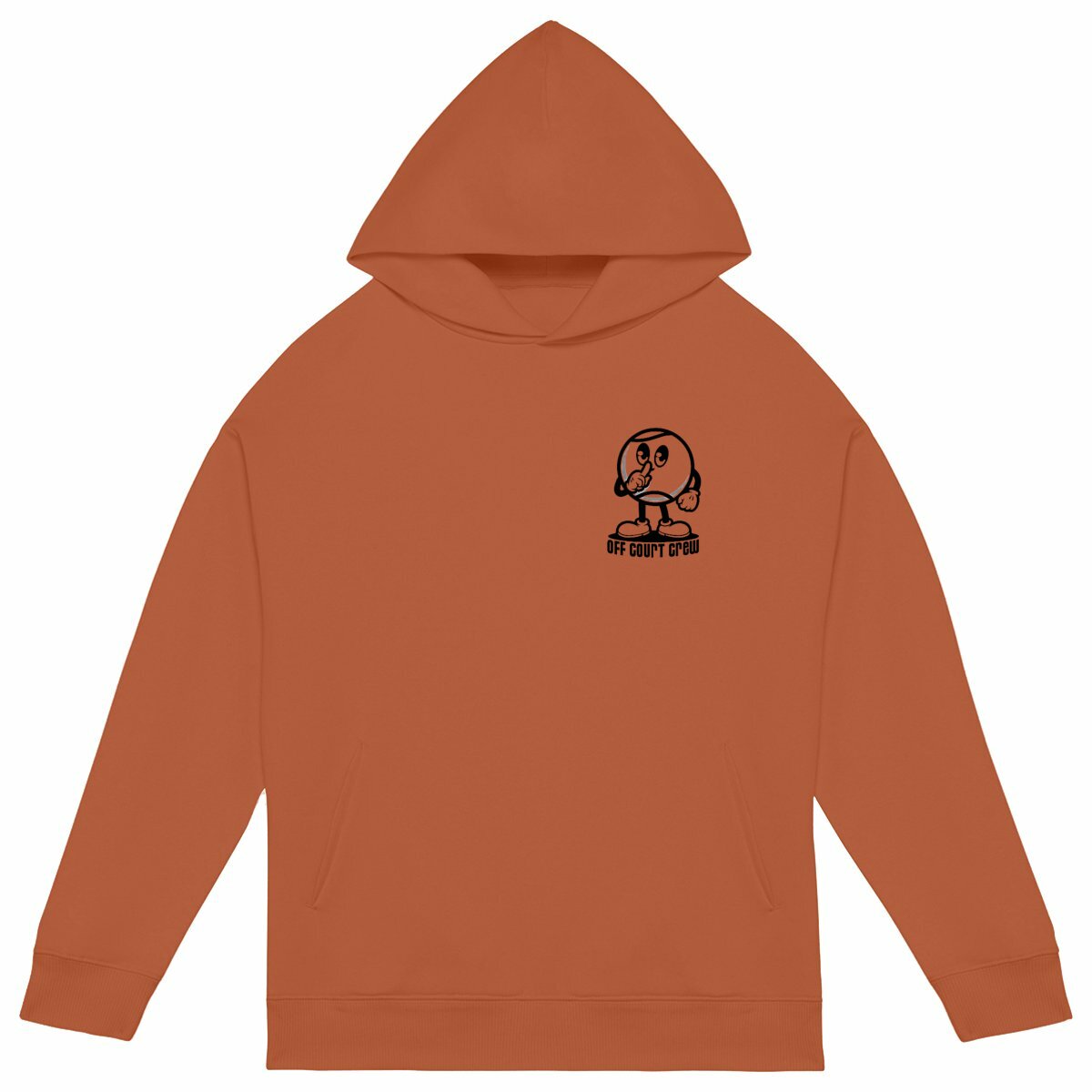 XX1 - Troublesome hoodie - vorderseite_orange