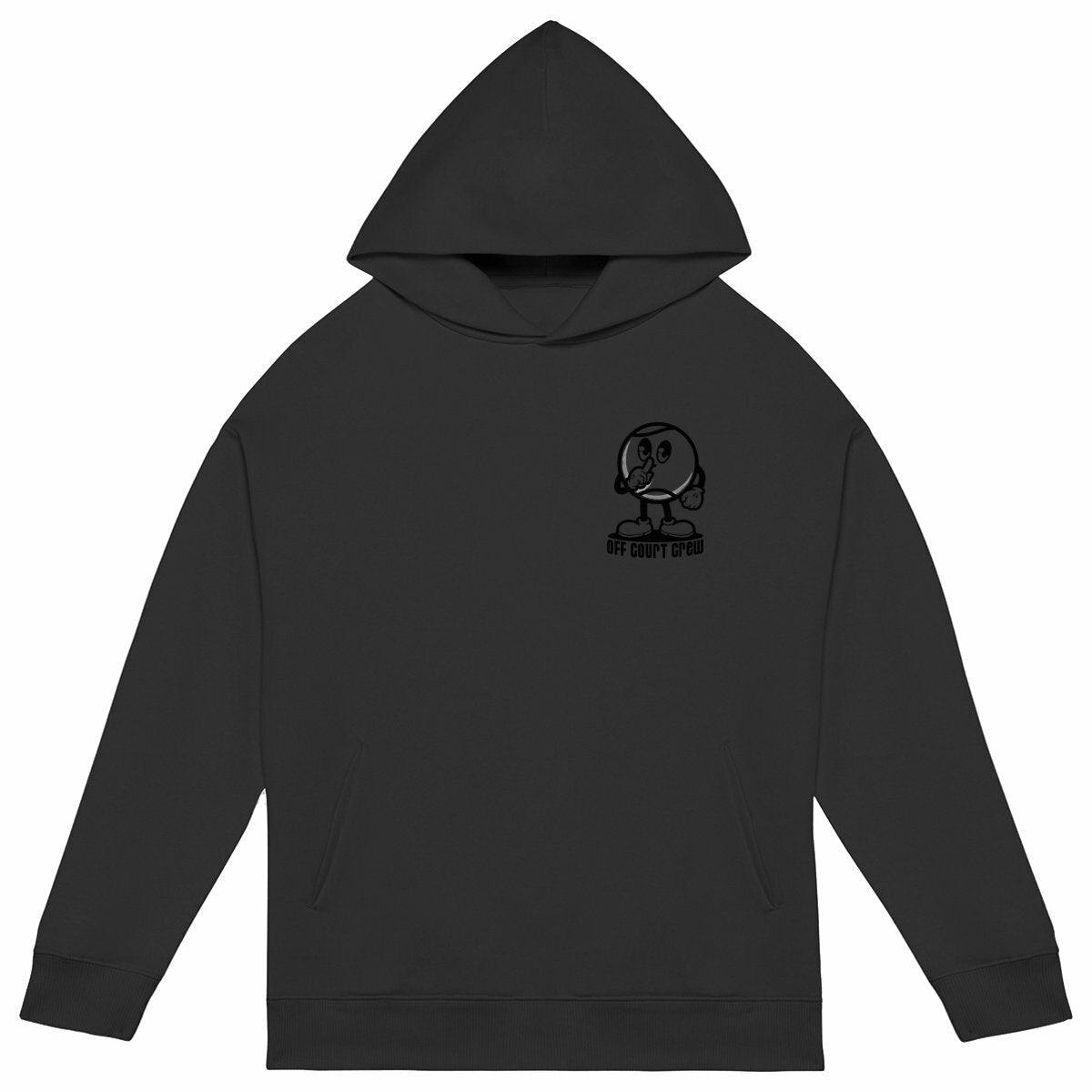XX1 - Carrier hoodie - vorderseite_schwarz